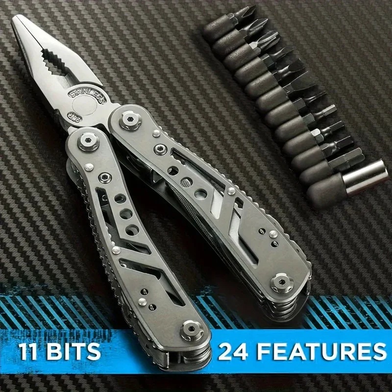 Multi Tool Plier - Narzędzie wielofunkcyjne 24w1 z nożem, szczypcami