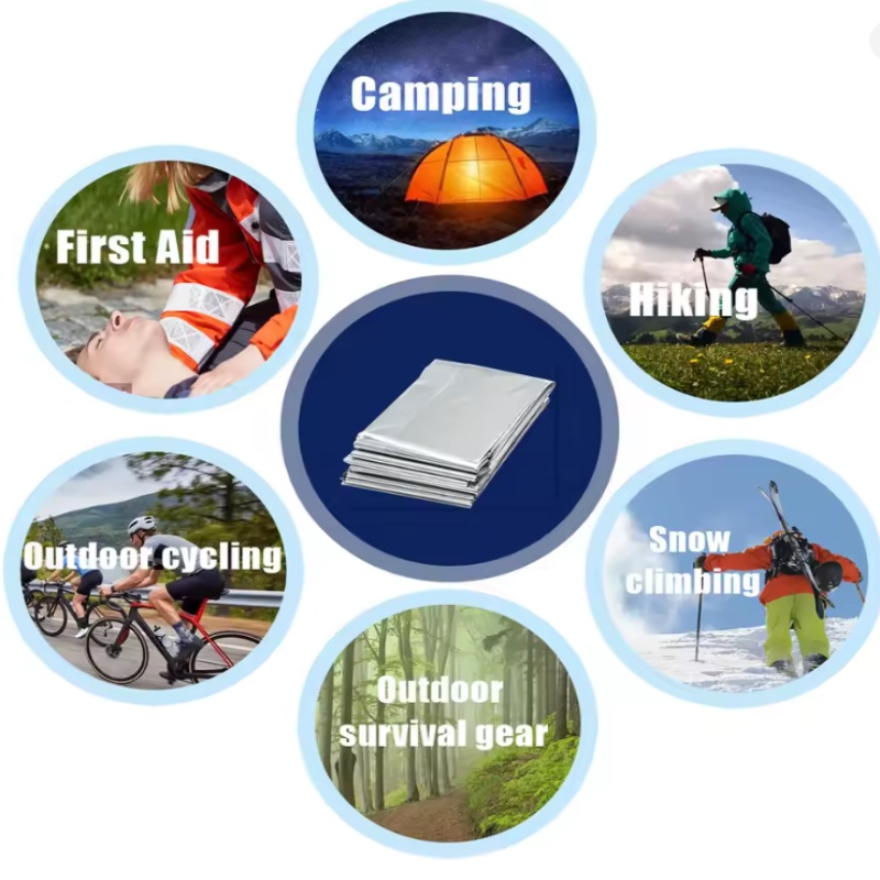 Emergency Mylar Tent - Przenośny namiot ratunkowy dla 2 osób,